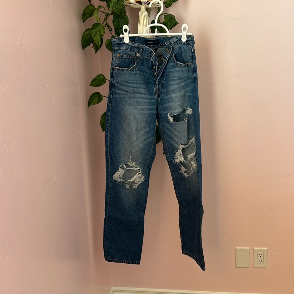 AEROPOSTALE - Dark boyfriend jeans. Mid rise